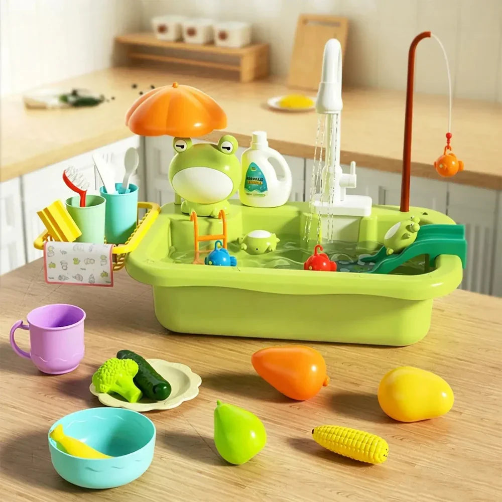 Set de juego de mesa de agua sensorial interactivo con bomba