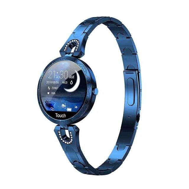Reloj inteligente resistente al agua con monitor de frecuencia cardíaca, presión arterial y actividad física