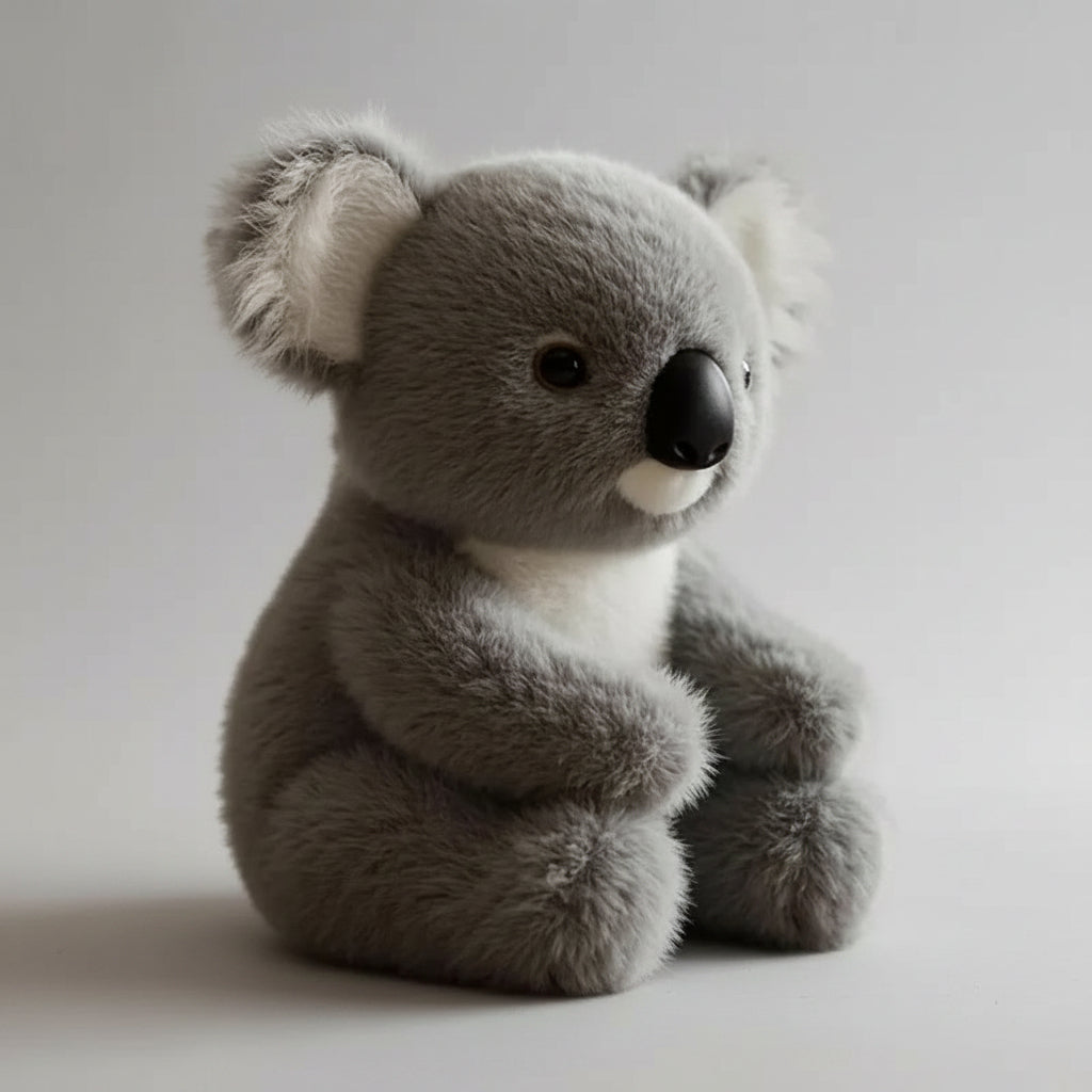 Juguete de animal de peluche tipo koala, suave, con peso y para abrazar