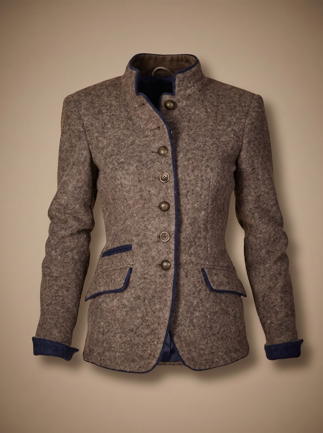 Isla | Blazer entallado de lana para mujer, con botones y bolsillos