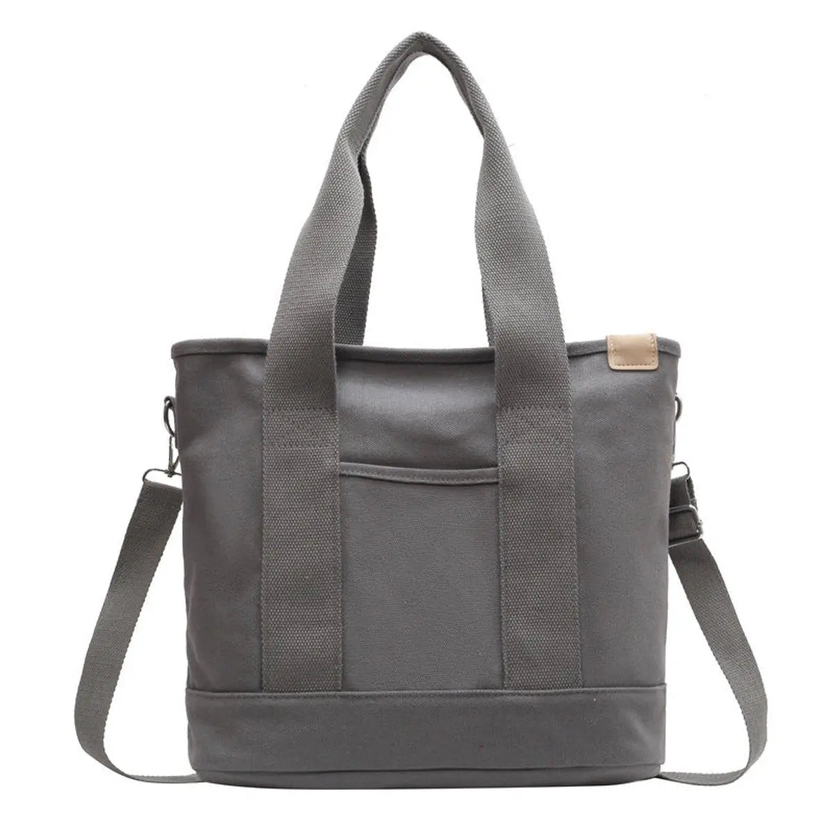 Bolso tote de lona multifunción con correa ajustable para mujer