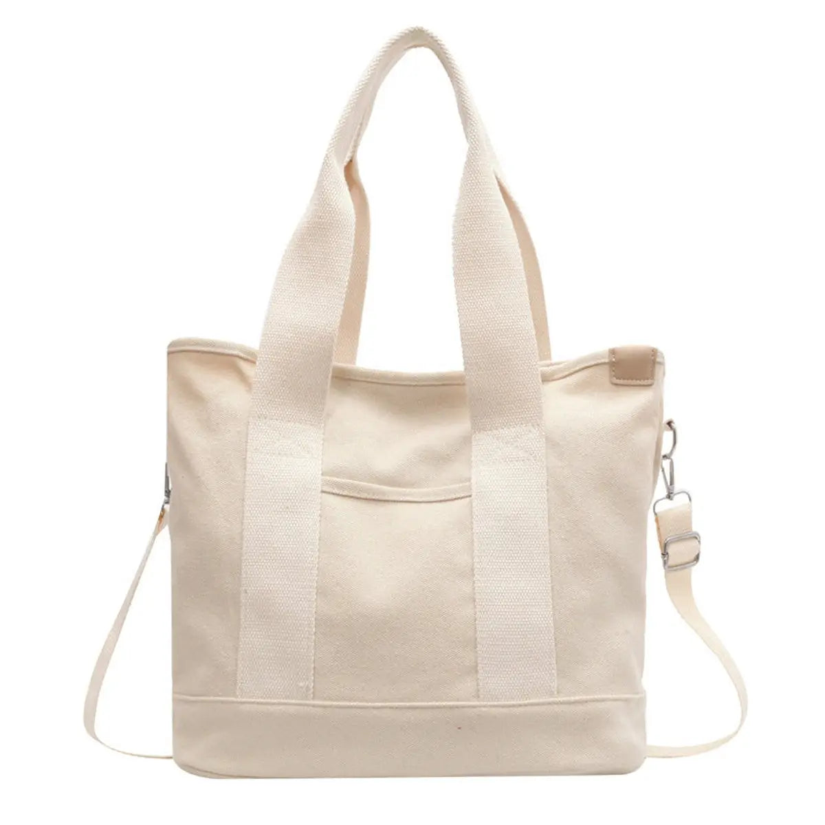 Bolso tote de lona multifunción con correa ajustable para mujer