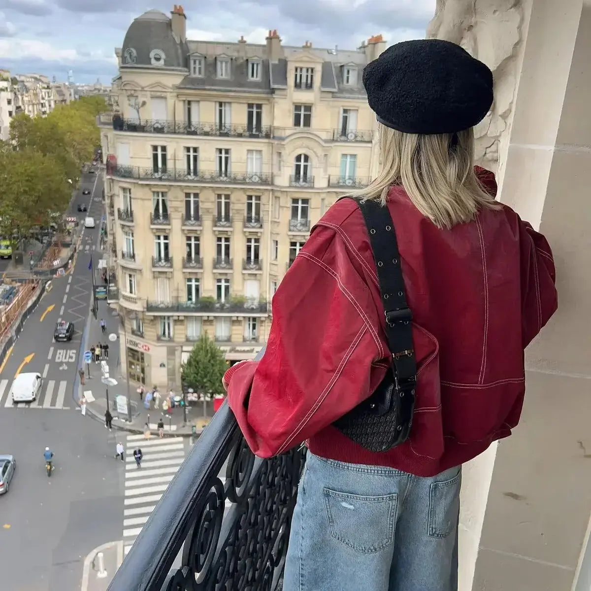 Chaqueta acolchada extragrande para mujer, estilo bomber y costuras en contraste