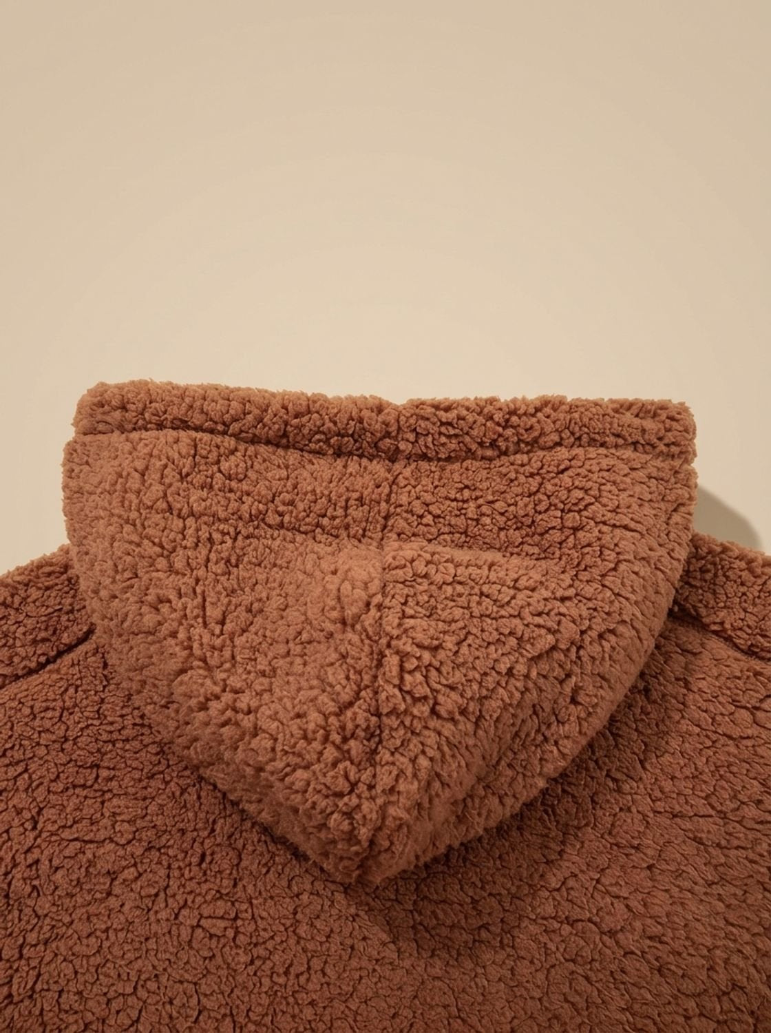 Willow | Chaqueta teddy con capucha para mujer, de corte holgado y cremallera