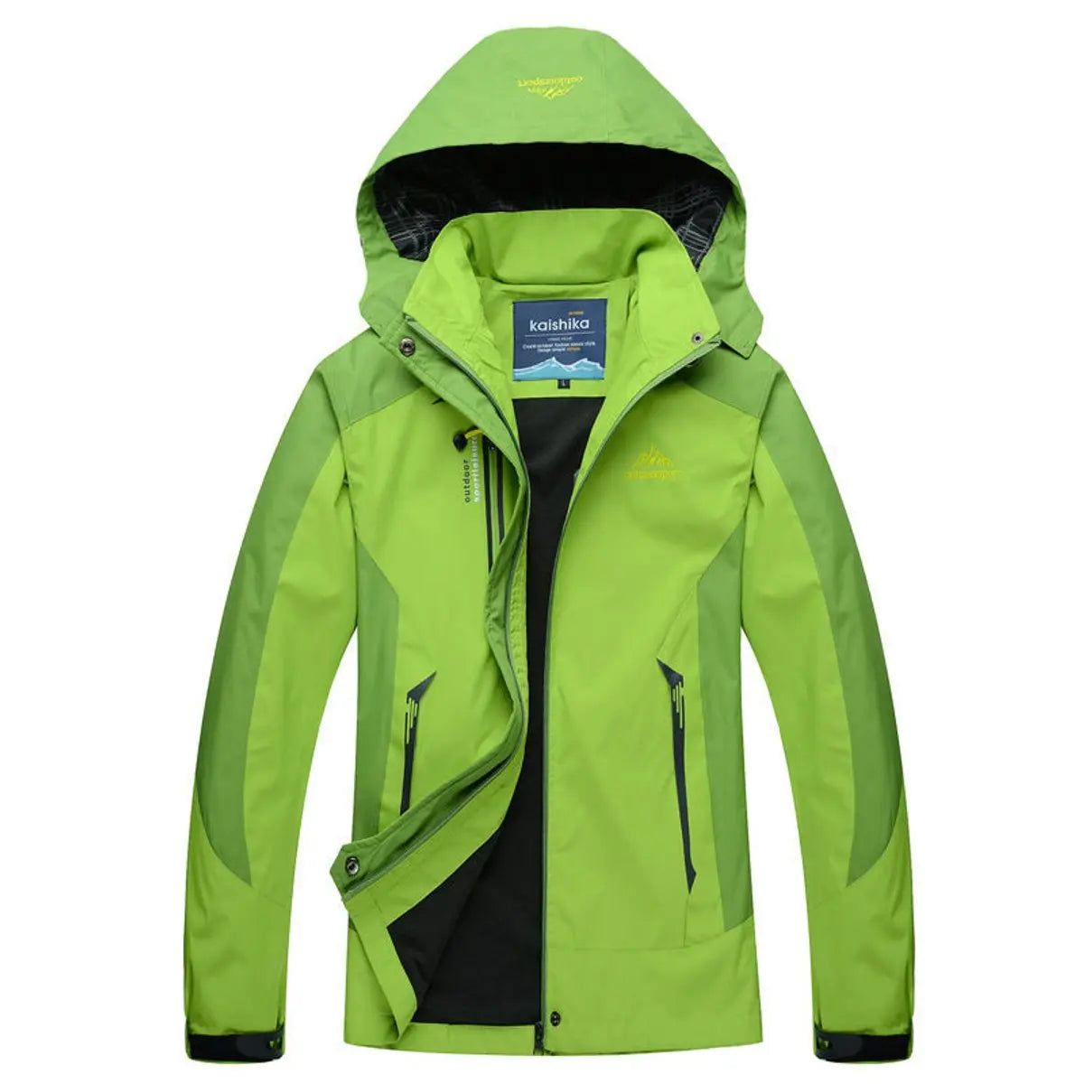 Chaqueta acolchada impermeable con capucha para mujer, para exteriores